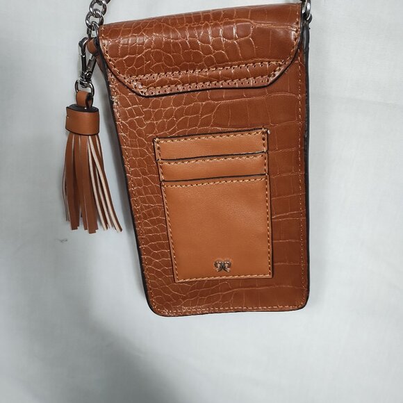 Nine West Women’s Chic Brown Crossbody Bag with Tassel - Picture 8 of 11